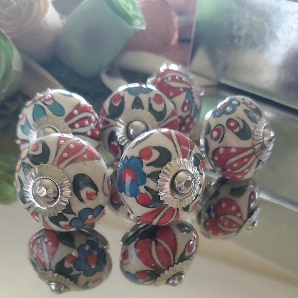 Colorful Ceramic Drawer Knobs - Picture 2 of 5